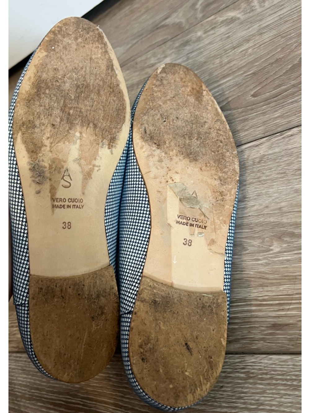 A. Soliani Flats Size 38 Blue - Picture 4 of 6